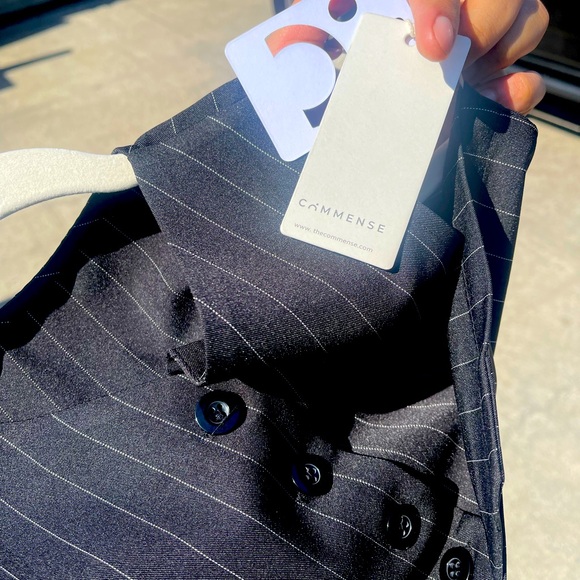 Commense Pinstripe Vest Top - Picture 5 of 5